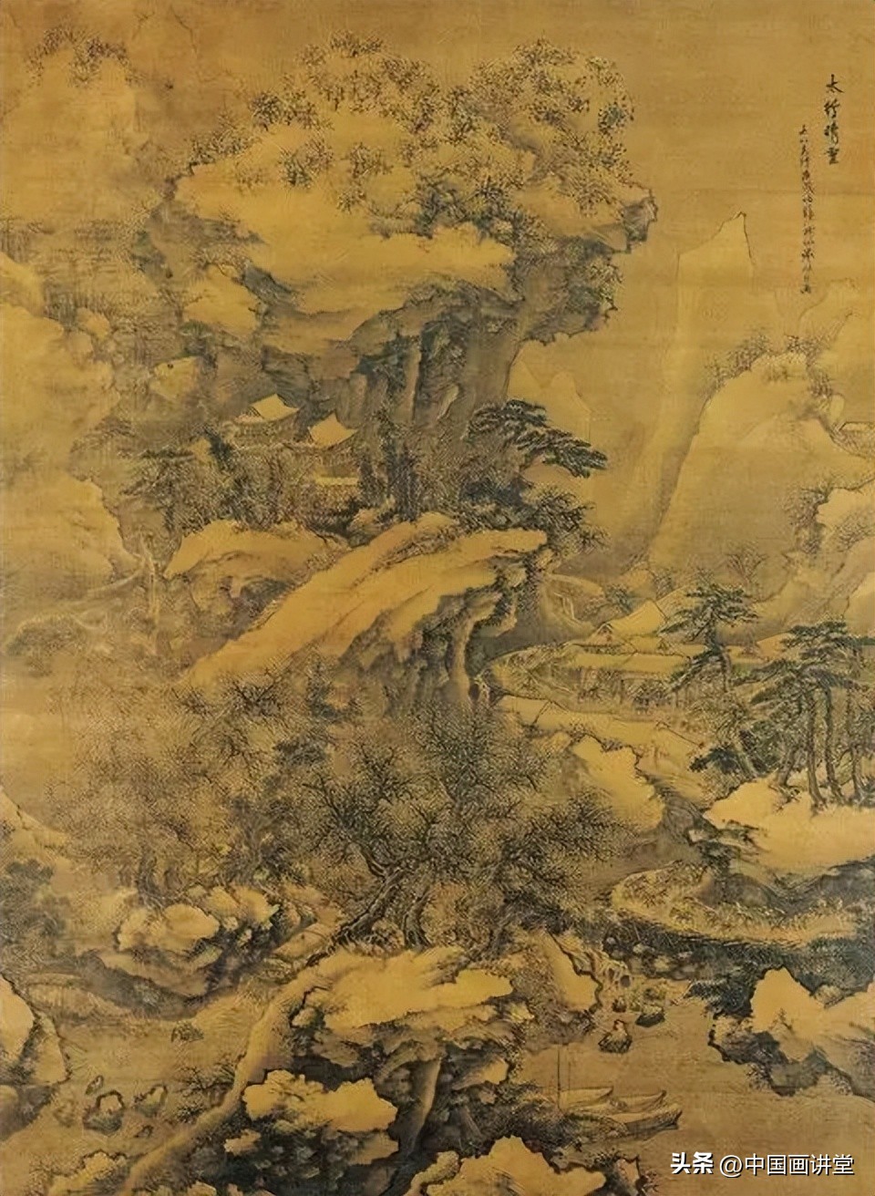 明代山水画100幅大饱眼福值得借鉴,明清高清山水作品欣赏