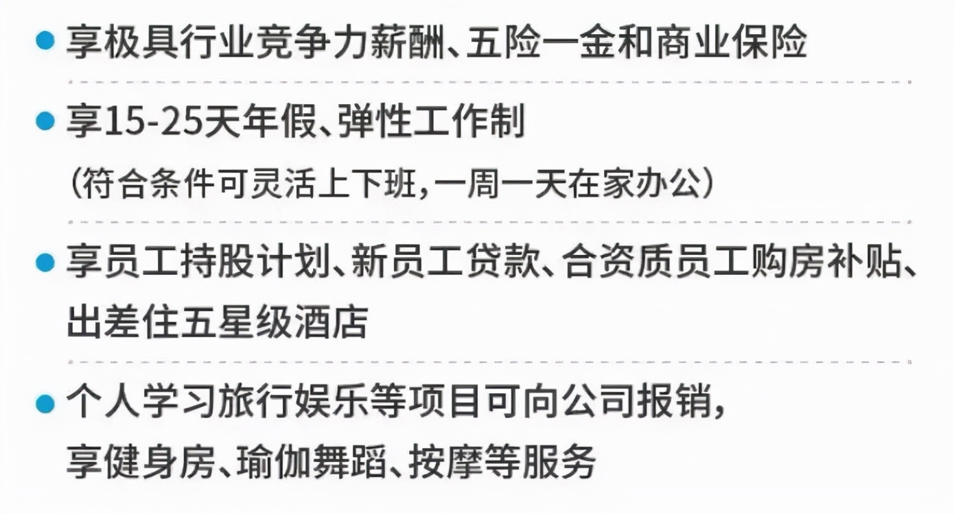 起薪20W+、955WLB、工位偶遇idol、出差五星级、偏爱留学生