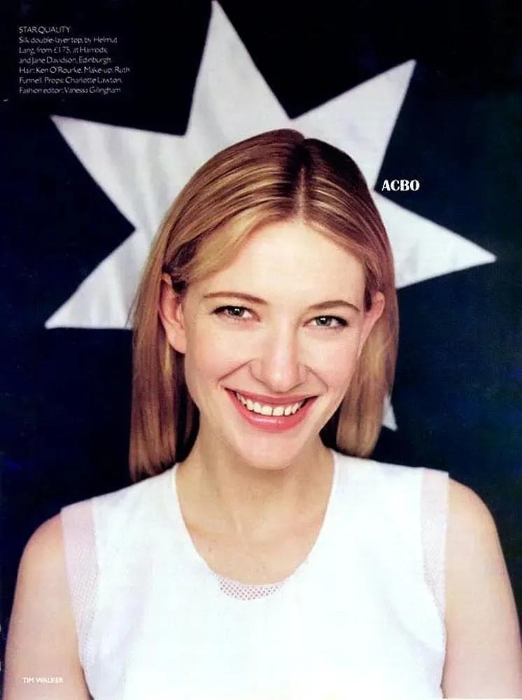 澳大利亚名模写真图片,凯特布兰切特写真红色