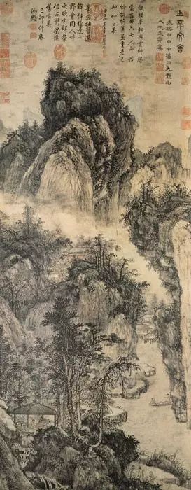 明代山水画100幅大饱眼福值得借鉴,明清高清山水作品欣赏