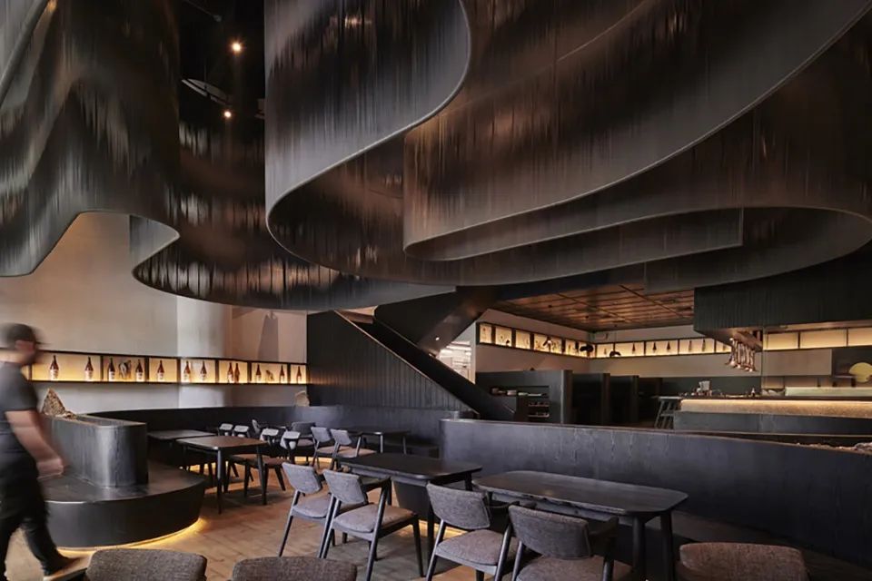 专业网红餐厅设计分析及思路,网红新中式餐厅设计方案案例分享