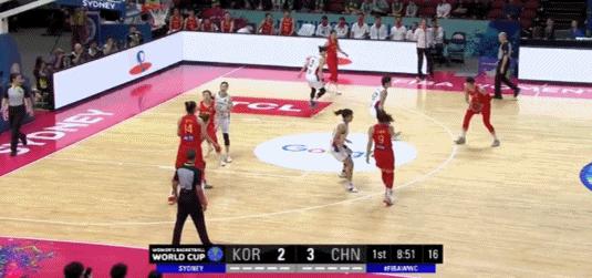 中国女篮韩旭上场18分竟得到四分,中国女篮亚洲杯韩旭场均个人数据