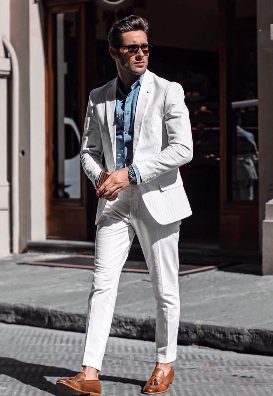 40到50岁的男人怎么穿好看,中年男人老气穿搭