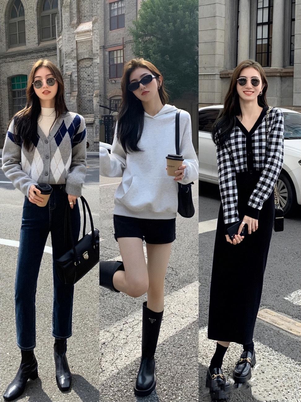 冬季韩系风时尚穿搭,秋冬韩系风穿搭示范