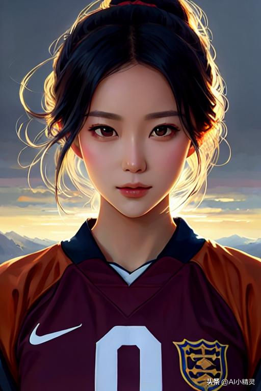 ai绘画足球各国美女,ai绘画足球夺冠