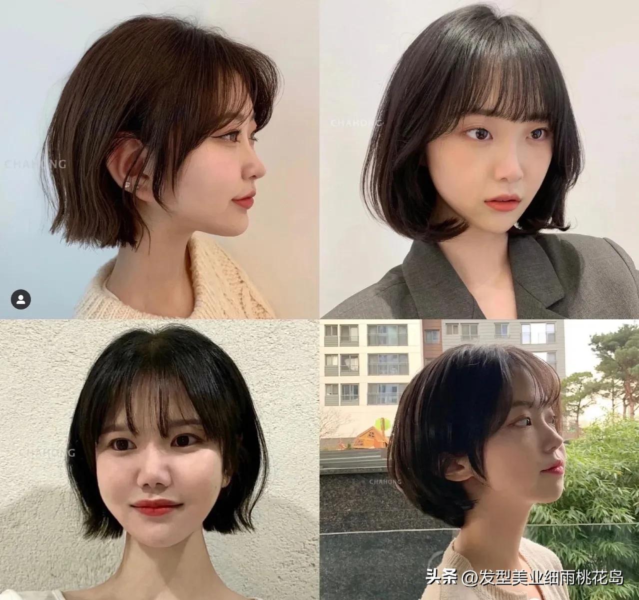 2023女士短发图片,短发发型女2023新款