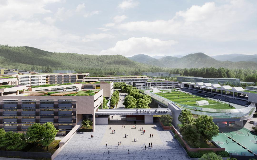 华中师范大学重庆科学城规划图,重庆科学城华中师大中标公告