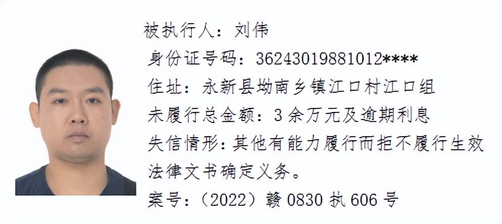 欠了几千元都不还，和他们打交道请小心！吉安这64人被曝光！