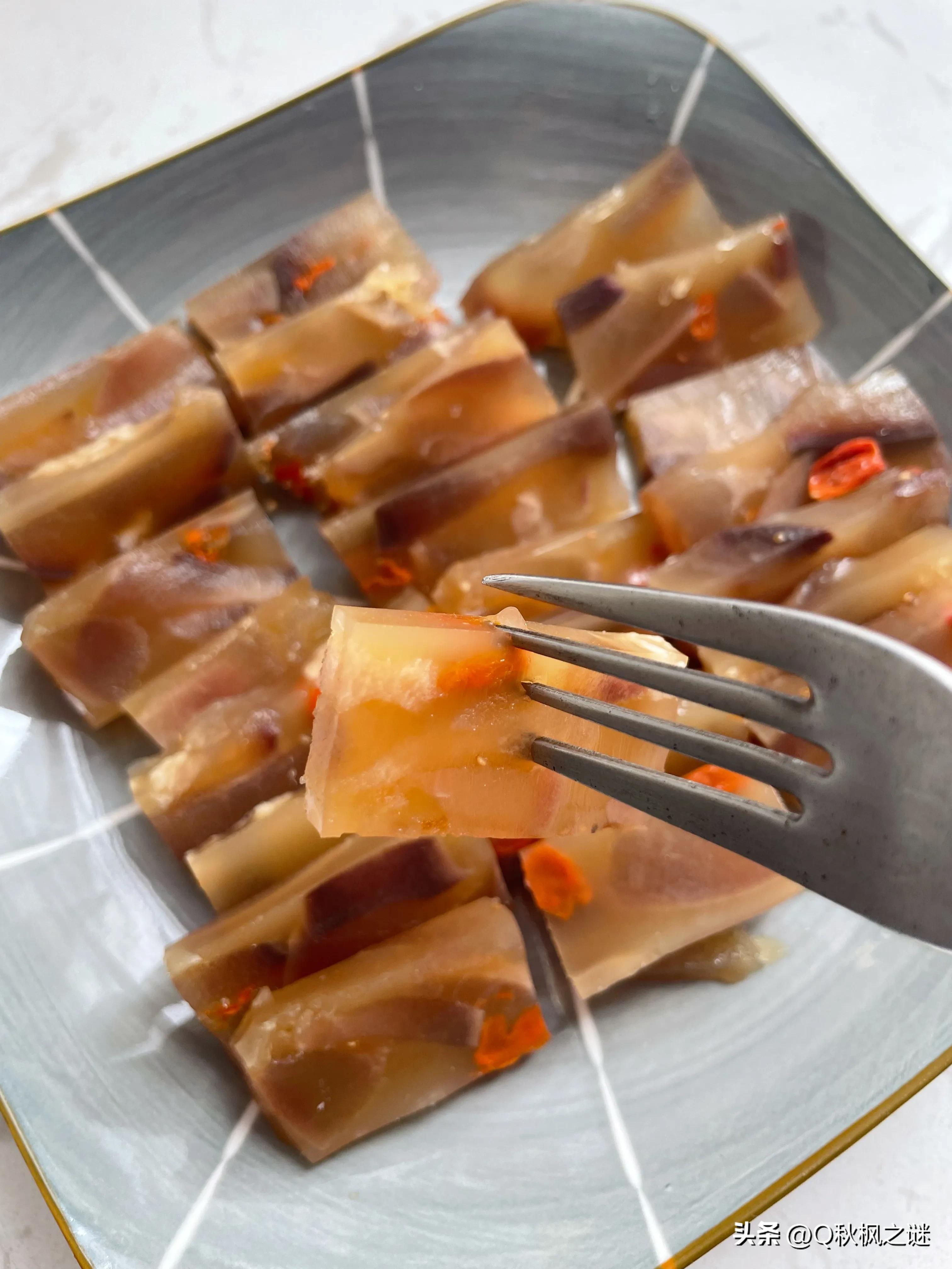 皮冻的q弹,牛皮冻正宗做法