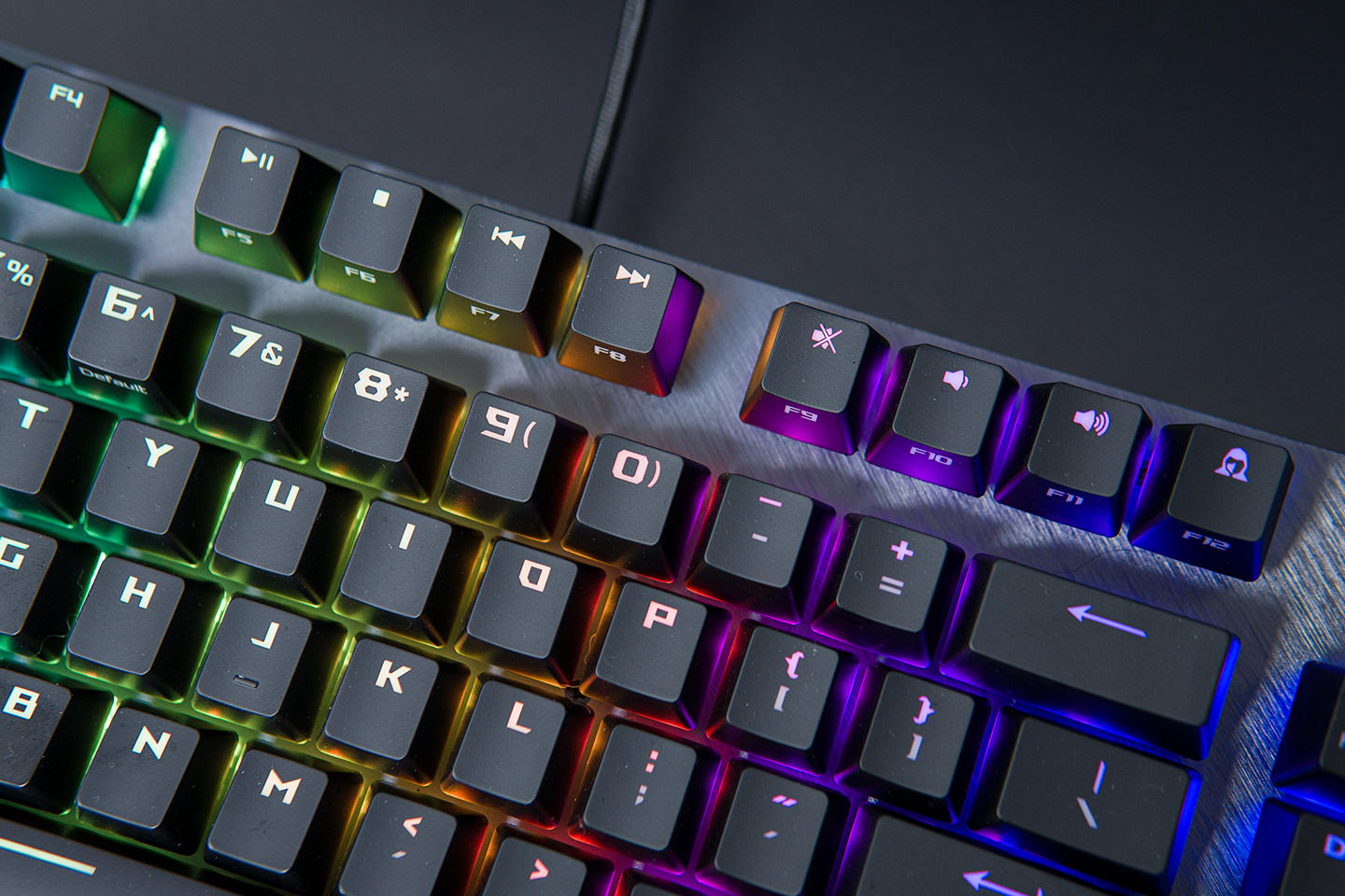 段落感明显，声音小，ROG游侠NXTKL摩卡棕轴键盘体验