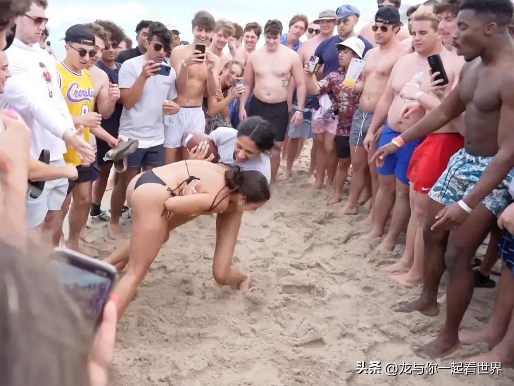 佛罗里达搏击俱乐部：狂欢者在海滩运动中释放压抑的怒火