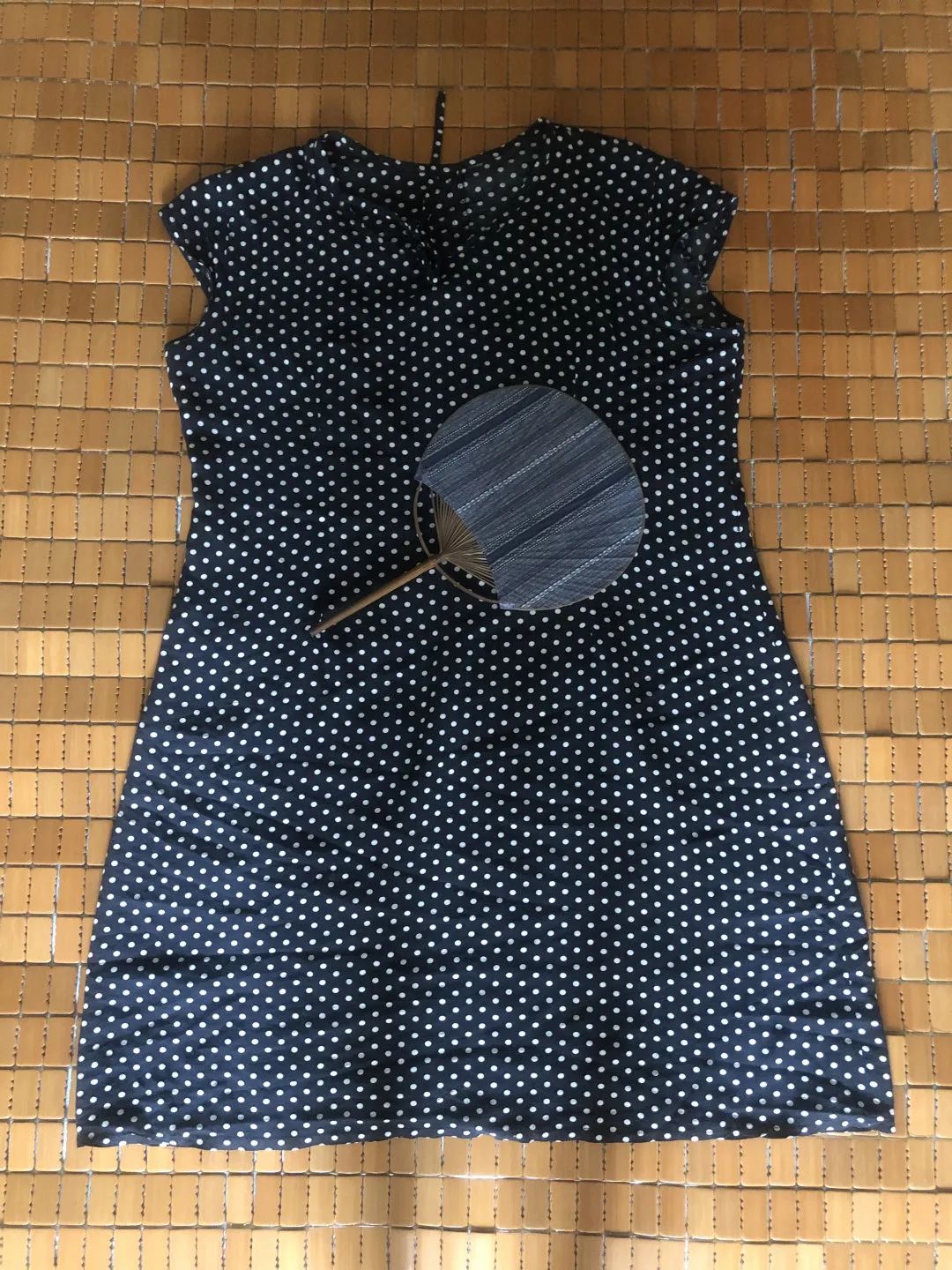 高级感棉绸裙,阿姨棉裙连衣裙