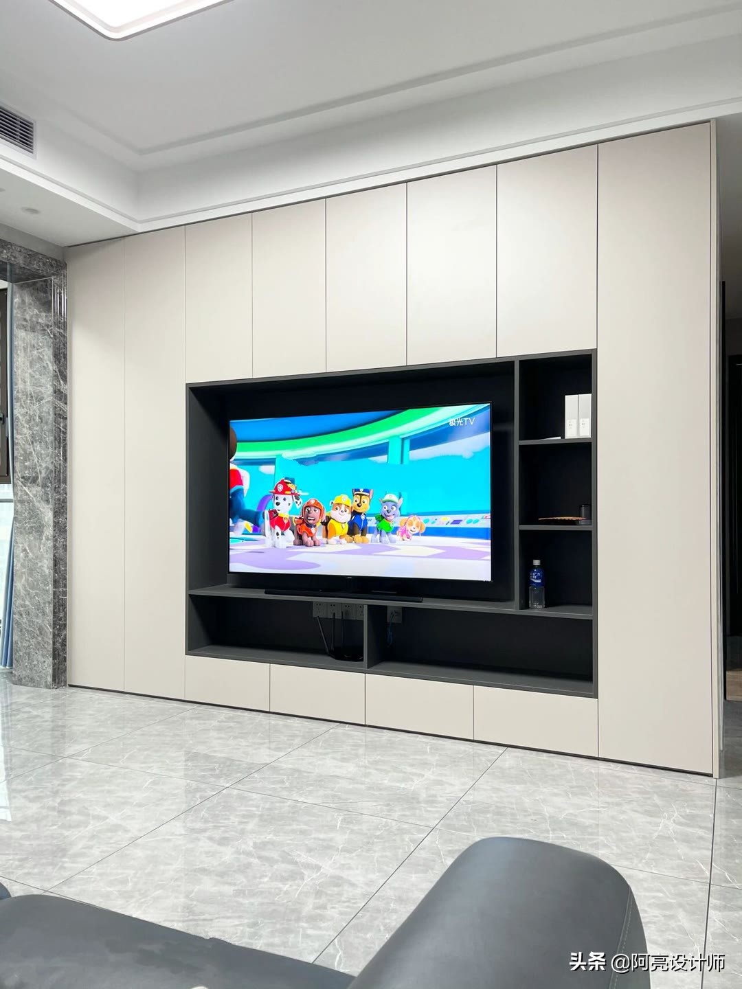 各种电视柜尺寸图片大全,背景墙3.6米悬空电视柜的最佳尺寸