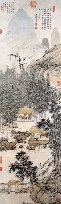 明清高清山水作品欣赏,明代山水名画图片欣赏