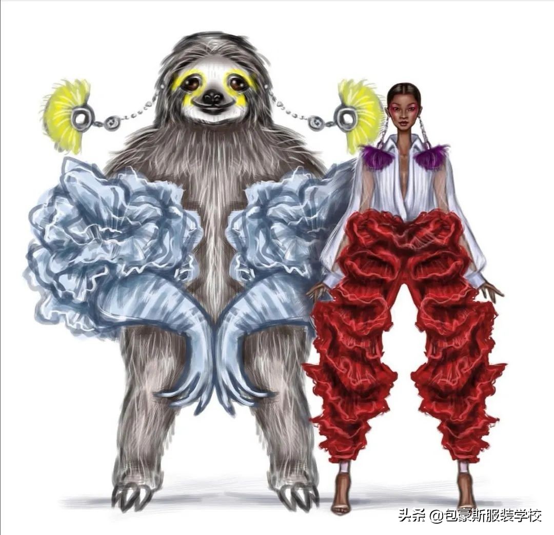 国际时尚插画师插画作品欣赏图文,创意插画古埃及