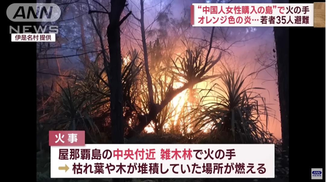 中国女子购买的日本无人岛突发火灾！是天灾还是*祸人**？