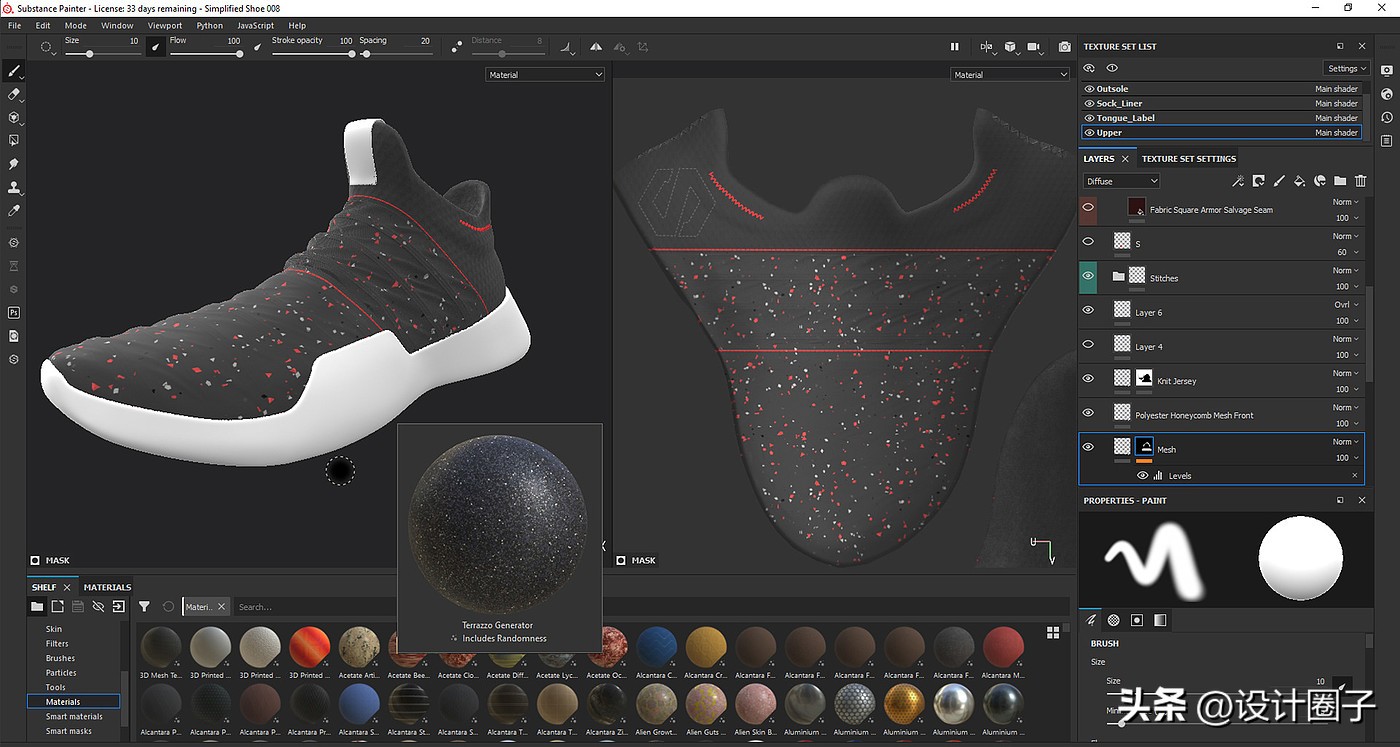 红色恶魔鞋,高级感红色鞋