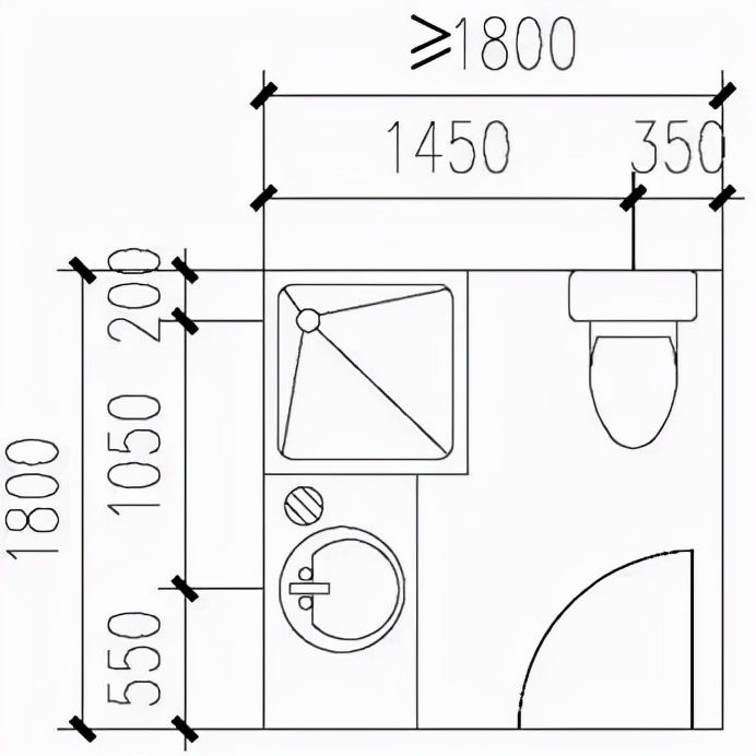 四个平方的卫生间如何布局,卫生间各种设计布局