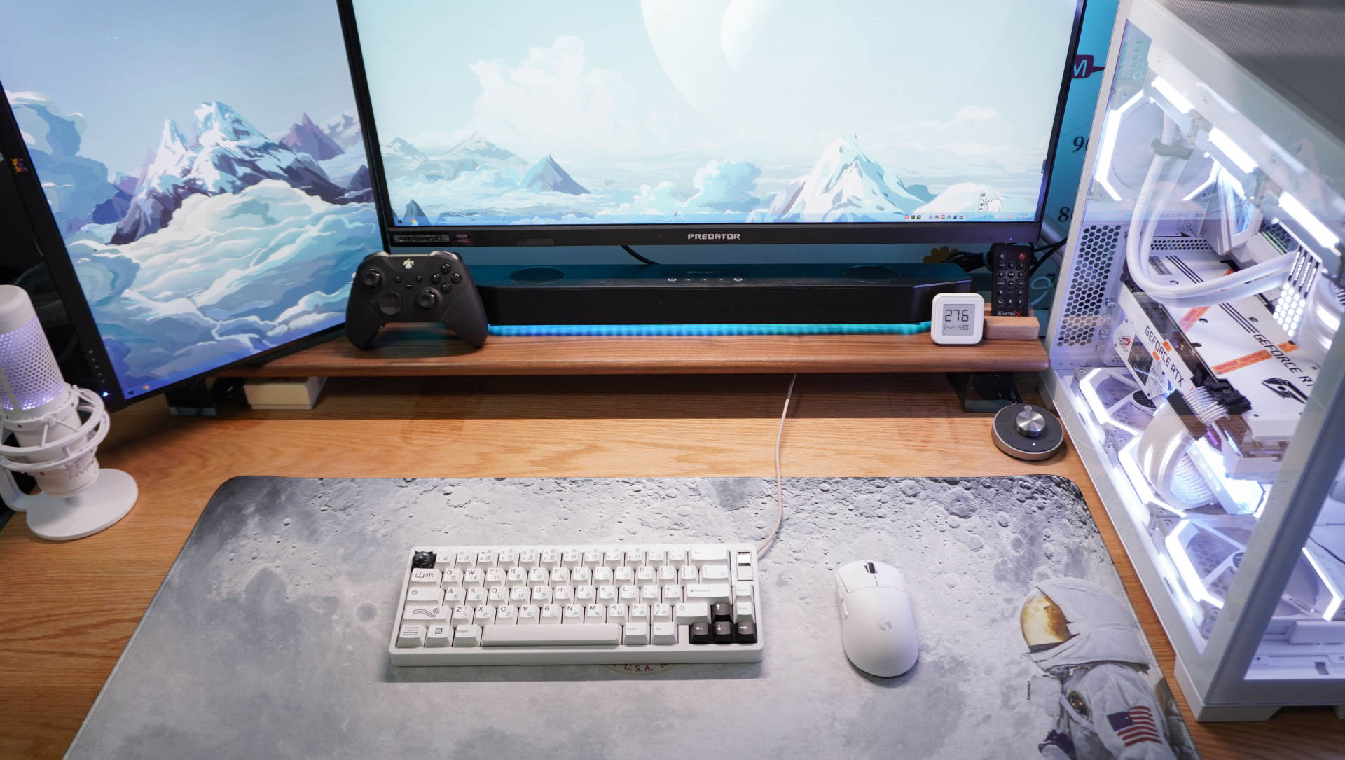 白色主题硬件及桌搭分享