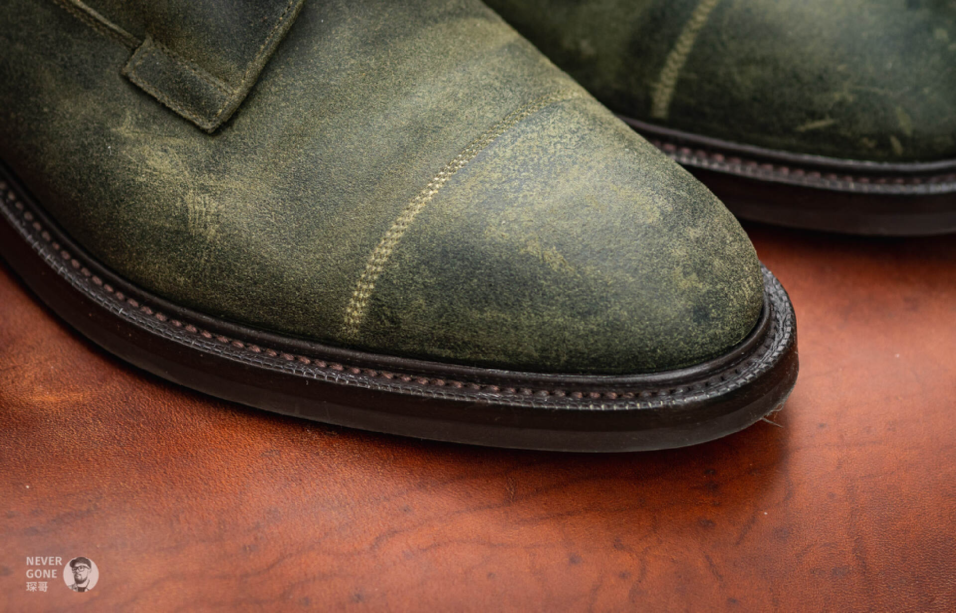 成功集邮EdwardGreen咔叽村靴：蜡翻毛Galway