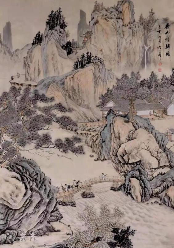 中美艺术作品展,中美书画艺术交流展