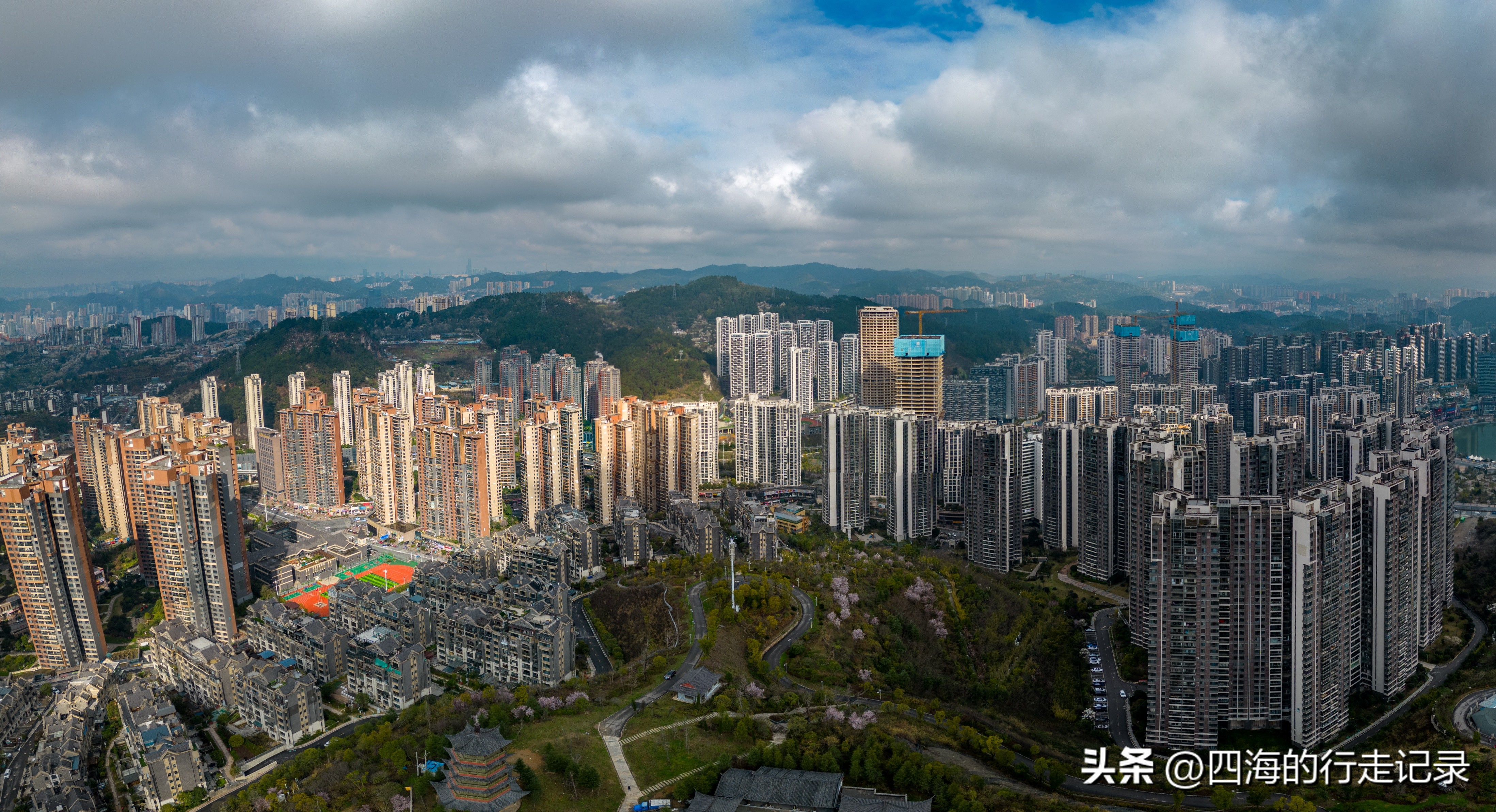 贵阳市未来方舟航拍视频,贵阳市未来方舟云岩航拍