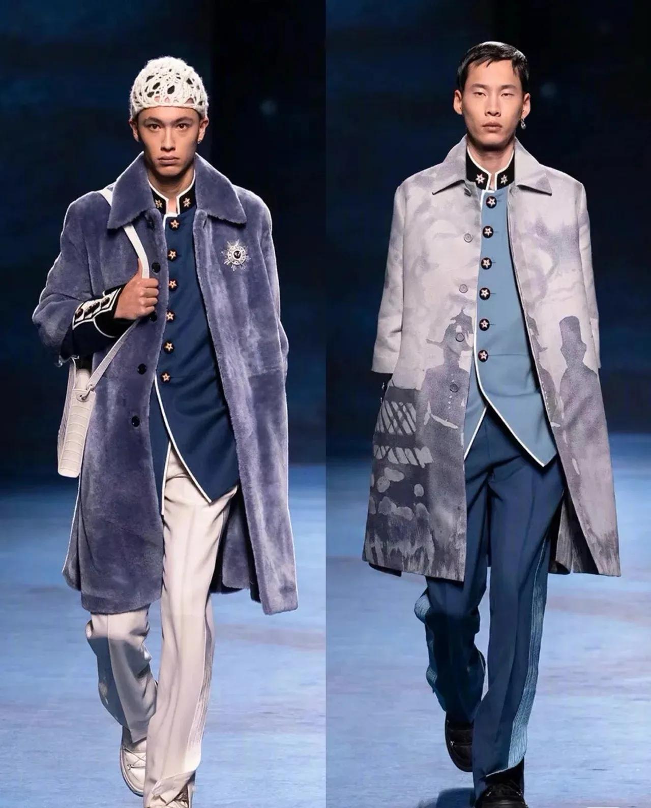 DiorHomme男装冬季系列,dior秀场1985