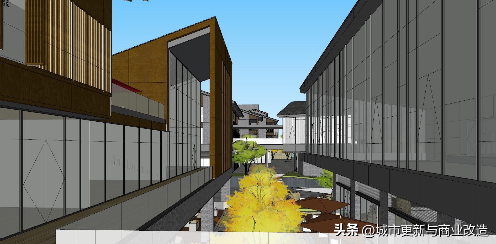 海边商业街建筑设计图,江西商业街规划设计案例