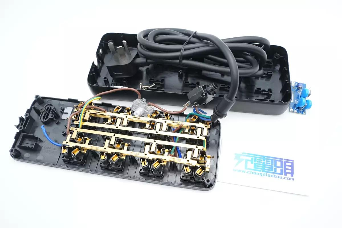 防雷插座拆解,插座10位绿联