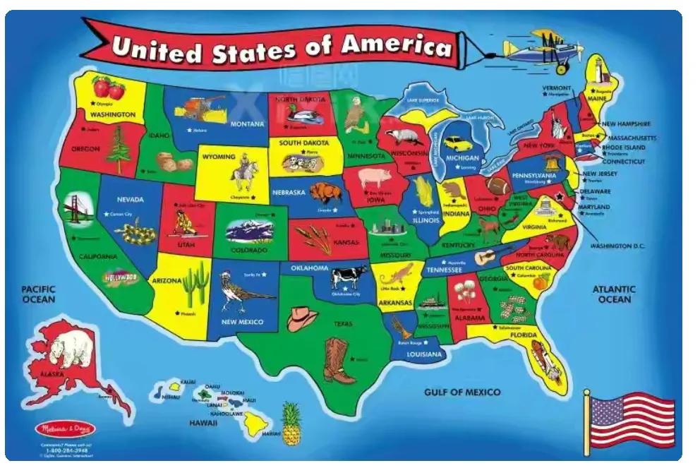 轻松快速了解美国的50个州（上篇）—哪个州更适合移民？