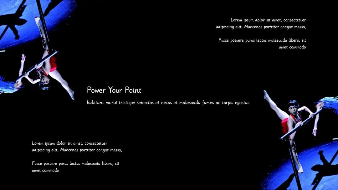 舞蹈教学PPT模板,舞蹈ppt震撼开场模板