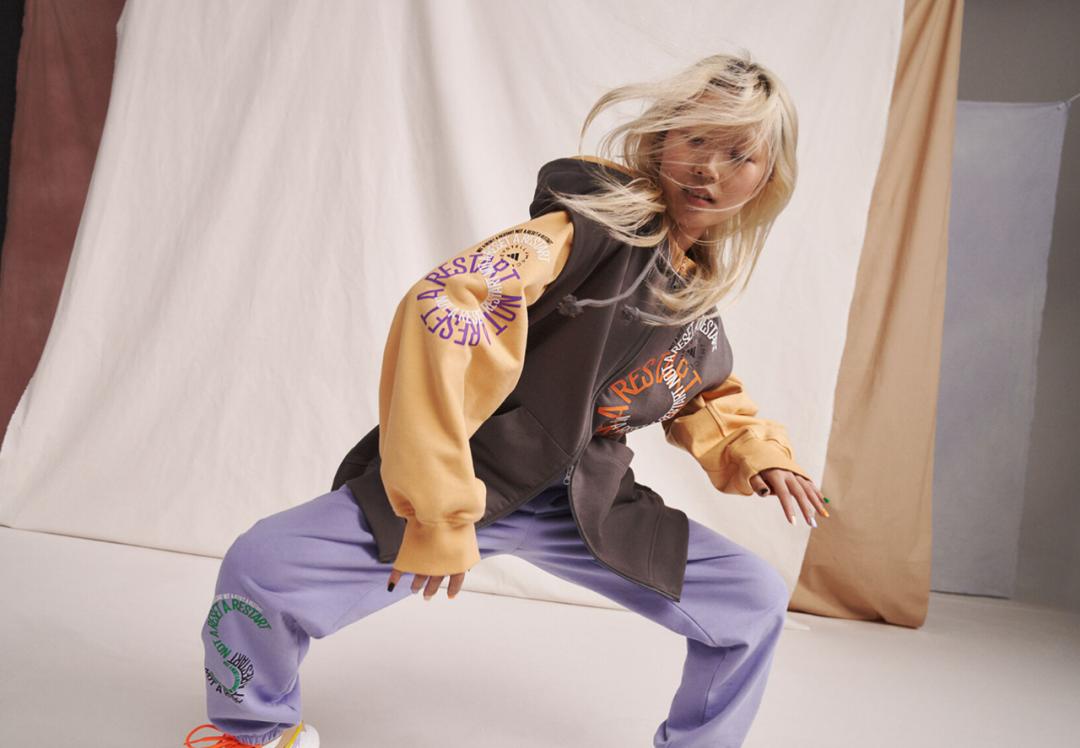 adidasstellamccartney时装秀,adidas联名hamcus裤子穿搭