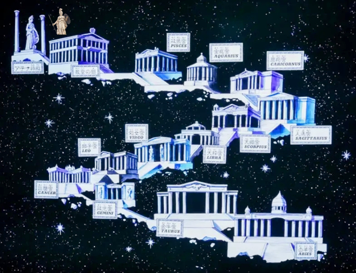 十二宫后雅典娜复活五小强,黄道十二宫的雅典娜怎么死的