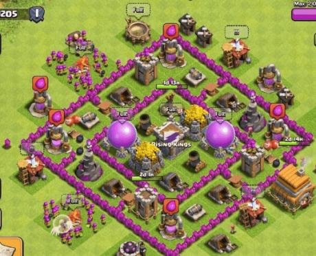 部落冲突9本最新神阵,部落冲突5本夜世界最强防御阵型