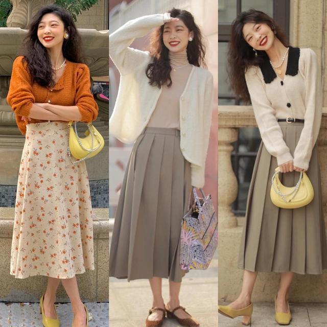 适合女生显腿长的款式上衣,上衣很长的裙子很短怎么穿好看