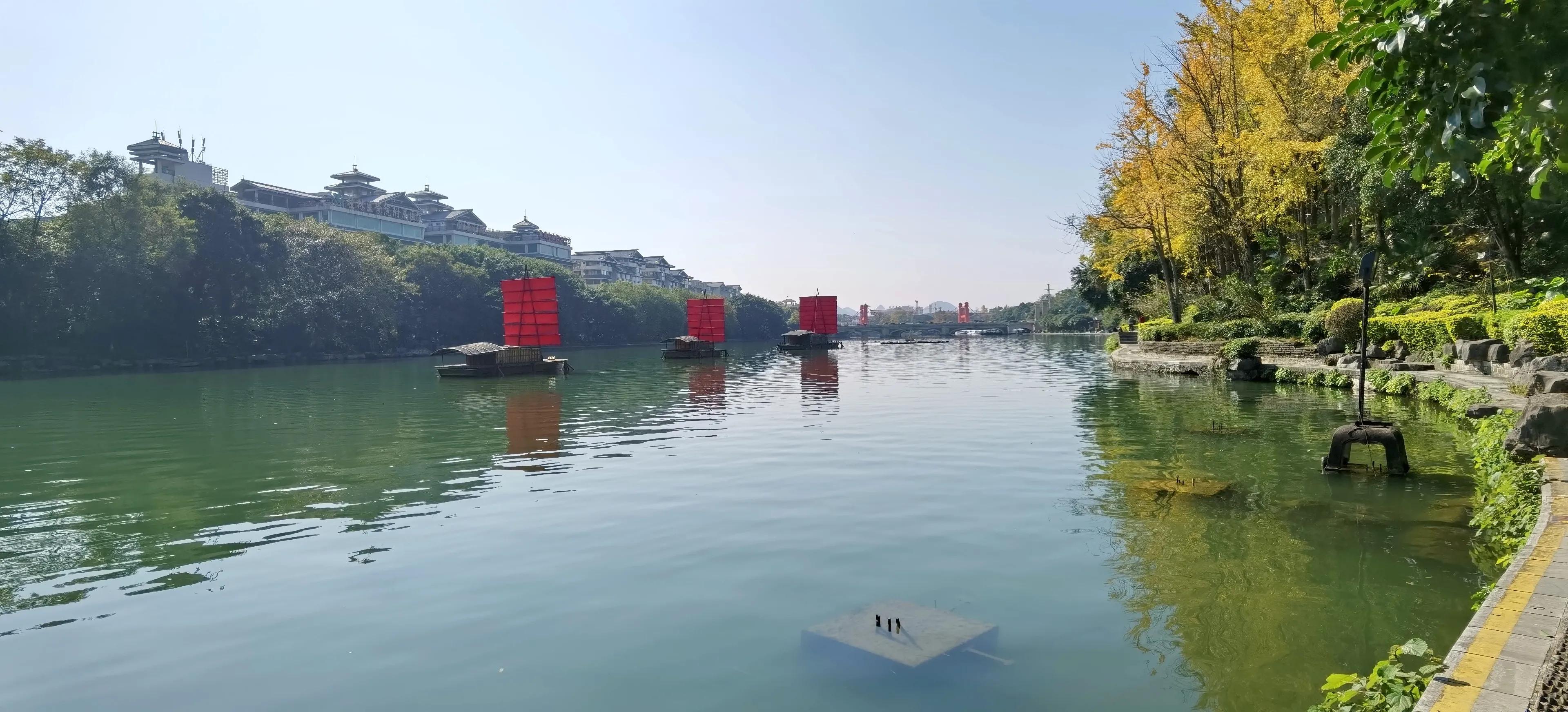 桂林的桂湖在哪里,桂林两江四湖之桂湖