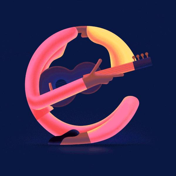 26个字母设计创意图单个,字母设计合集