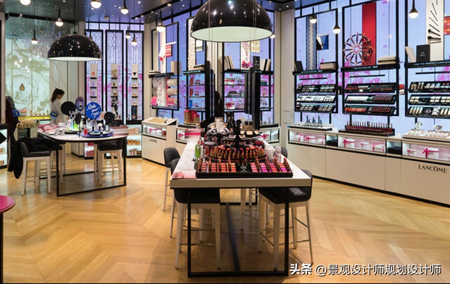 化妆品店小黑板设计,化妆品店设计案例分享