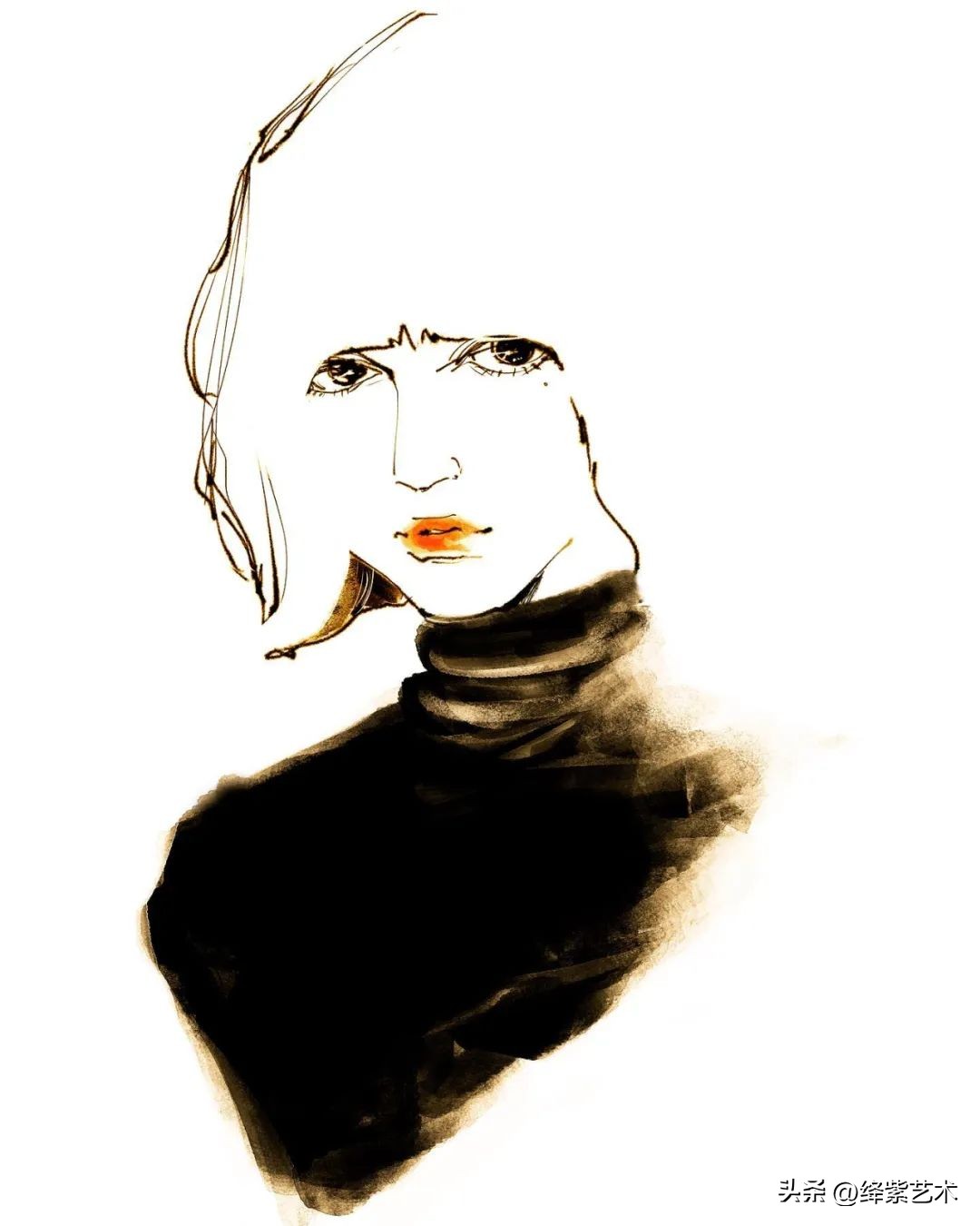 这位插画家描绘的短发女孩，长在我的审美上了，看了十分享受