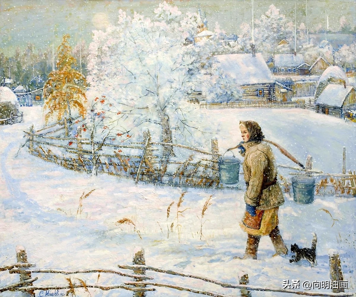 俄罗斯阿巴库莫夫油画作品欣赏,俄罗斯画家马什科夫风景油画作品