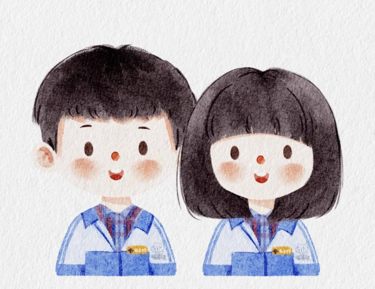 影视剧中的插画,影视剧里的人物插画