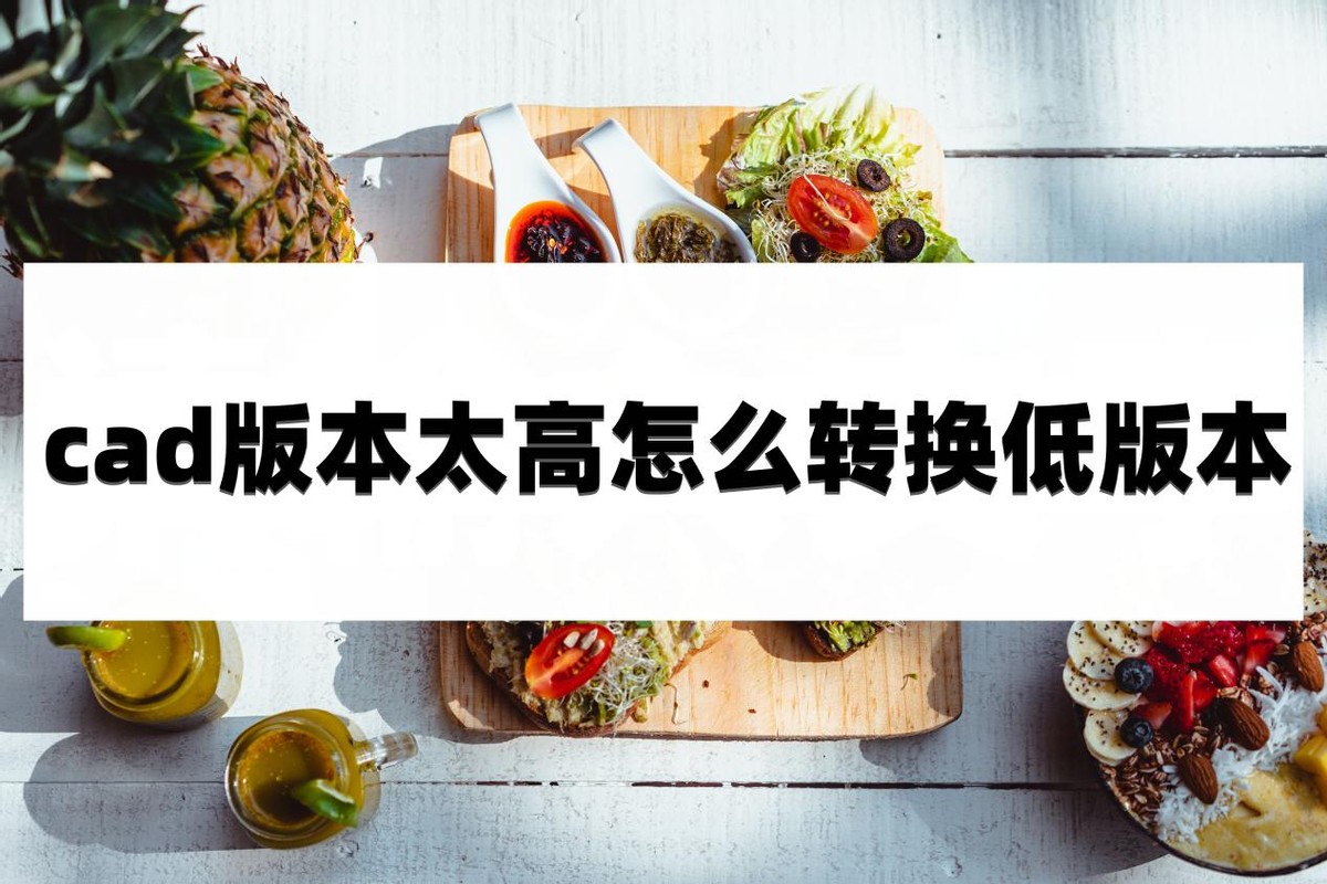 cad版本过高手机怎么转换低版本,高版本cad图纸转换低版本cad