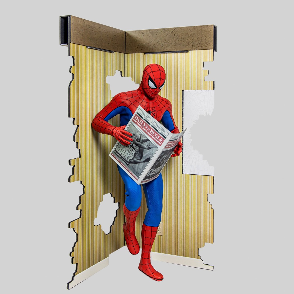 hottoys蜘蛛侠经典战衣手办测评,hottoys蜘蛛侠经典红蓝战衣