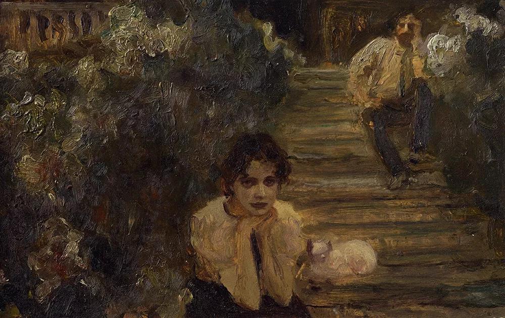 何多苓俄罗斯写生油画,何多苓油画2007