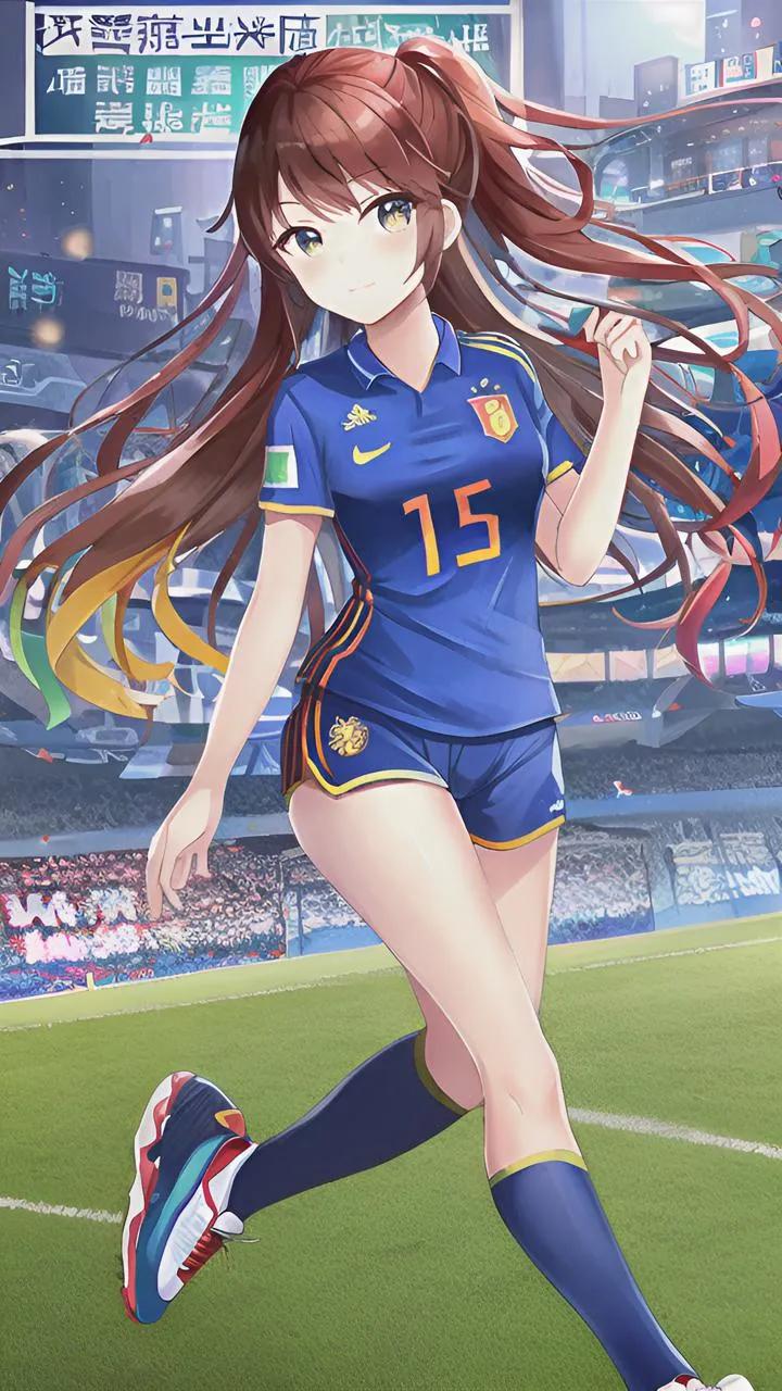ai绘画国足,世界杯足球场ai绘画