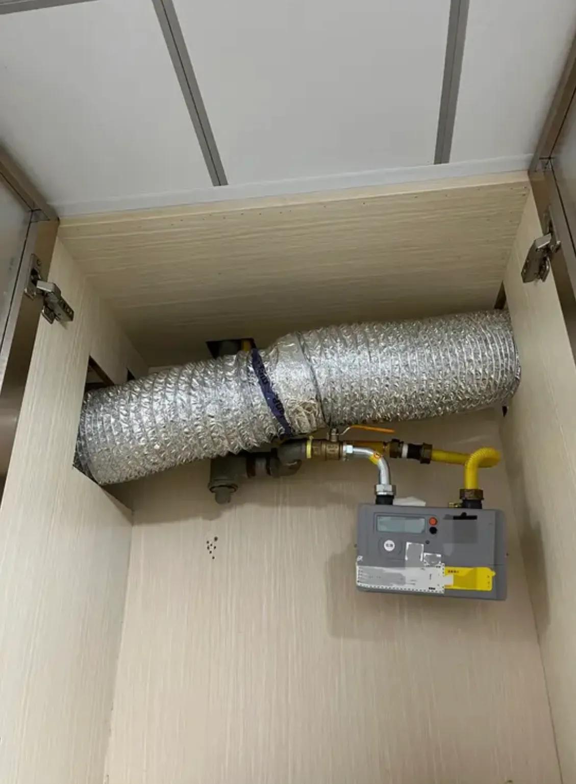 油烟机换油烟管,更换油烟机老管道