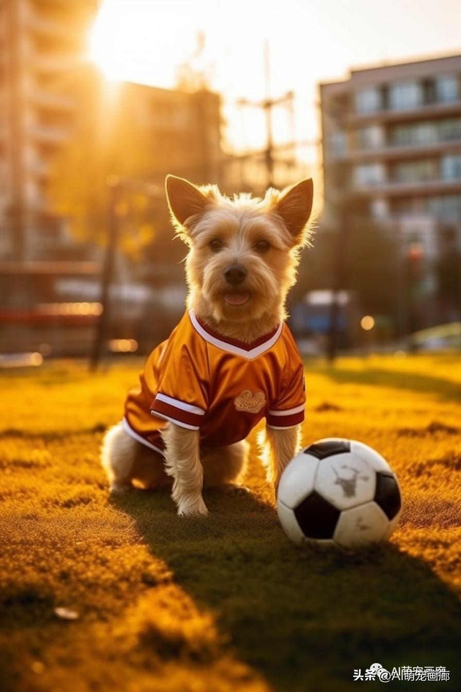 狗狗闯进足球比赛视频,狗狗看足球比赛比人还兴奋