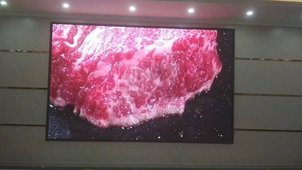 室内led屏彩屏和透明屏区别,p2全彩LED显示屏