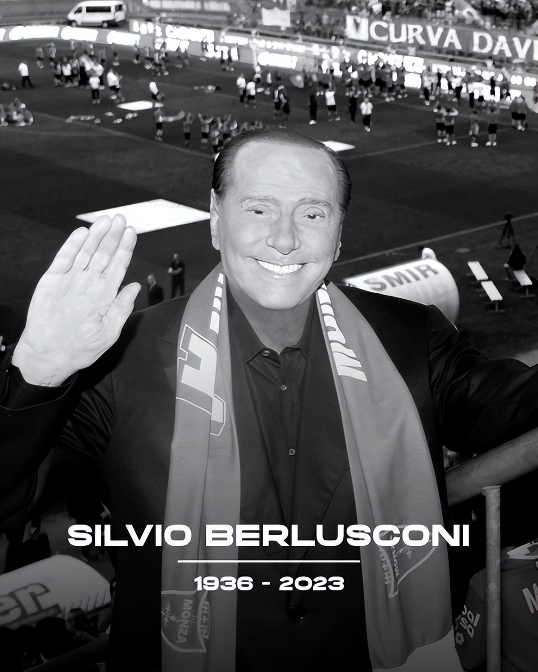 贝卢斯科尼去世球队纪念,贝卢斯科尼纪实