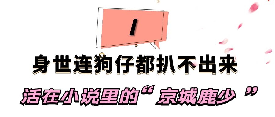 身世成谜的明星,京圈少爷身份